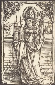 Saint Wolfgang, ca. 1500. av Albrecht Dürer