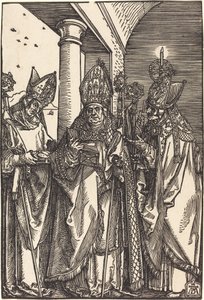 De hellige Nicholas, Ulrich og Erasmus av Albrecht Dürer