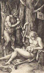 Satyr-familien, 1505. av Albrecht Dürer