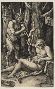 Satyr-familien, 1505. av Albrecht Dürer
