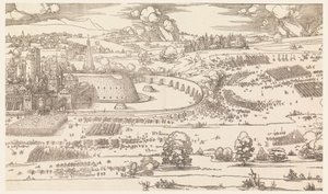 Beleiring av en by (del 1) av Albrecht Dürer