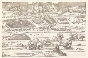 Beleiring av en by (del 2) av Albrecht Dürer