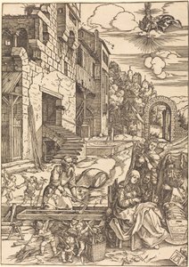 Den hellige families opphold i Egypt av Albrecht Dürer