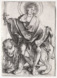 Rettferdighetens sønn, ca. 1500. av Albrecht Dürer