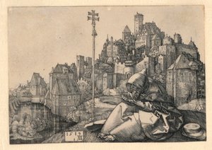 St. Anthony Reading av Albrecht Dürer