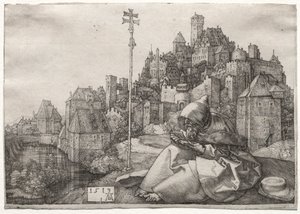 St. Anthony Reading av Albrecht Dürer
