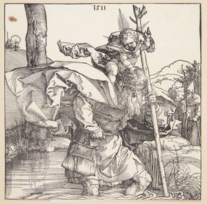 St. Christopher av Albrecht Dürer
