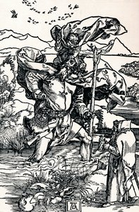 St Christopher, 1500 1906 av Albrecht Dürer