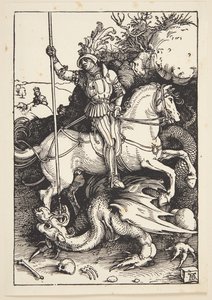St. Georg dreper dragen av Albrecht Dürer