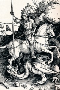 St George og dragen, 1505 1906 av Albrecht Dürer