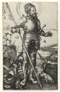 St George stående, 1502 av Albrecht Dürer