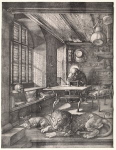 St. Hieronymus i hans studie, 1514. av Albrecht Dürer