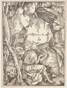 St. Hieronymus i hulen av Albrecht Dürer