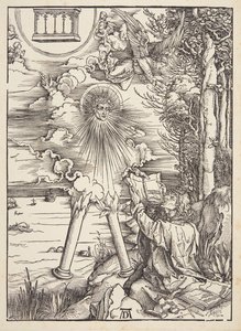 St. John Devouring the Book av Albrecht Dürer