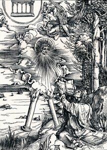 St John Devouring the Book, 1498 1906 av Albrecht Dürer