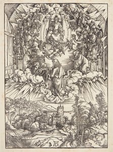 St. Johannes foran Gud og de eldste av Albrecht Dürer