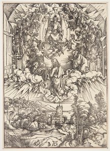 St. Johannes foran Gud og de eldste av Albrecht Dürer