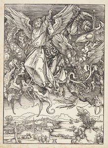 St. Michael som kjemper mot dragen av Albrecht Dürer