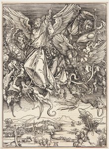 St. Michael som kjemper mot dragen av Albrecht Dürer