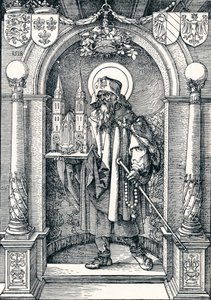 St Sebaldus in the Niche, 1518 1906 av Albrecht Dürer