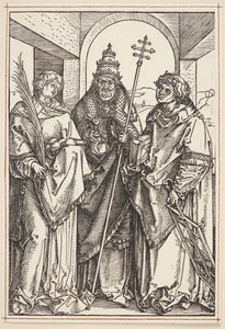 Sts. Lawrence, Sixtus og Stephen av Albrecht Dürer