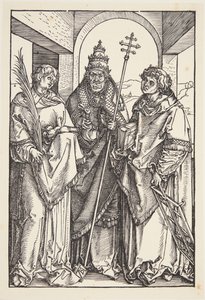 Sts. Lawrence, Sixtus og Stephen av Albrecht Dürer