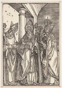 Sts. Nicholas, Ulrich og Erasmus av Albrecht Dürer