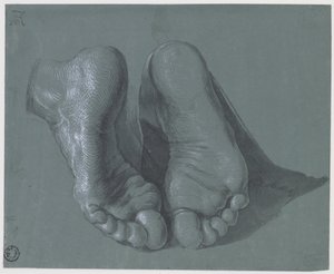 Study of Two Feet, ca. 1508 av Albrecht Dürer