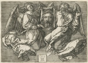 Sudarium vist av to engler av Albrecht Dürer