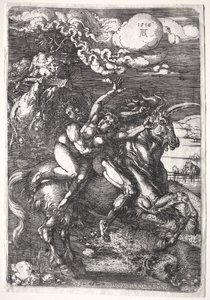Bortføringen på en enhjørning av Albrecht Dürer