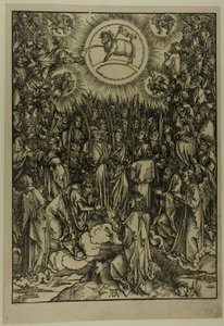 Lammets tilbedelse - De utvalgtes hymne, fra Apokalypsen av Albrecht Dürer