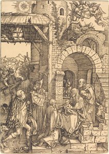 Tilbedelsen av magiene av Albrecht Dürer