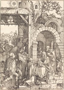 Tilbedelsen av magiene av Albrecht Dürer