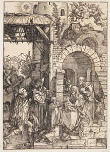 Tilbedelsen av magiene av Albrecht Dürer