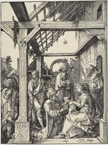 Tilbedelsen av magiene av Albrecht Dürer