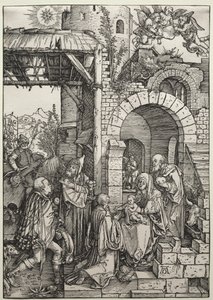 Tilbedelsen av magiene av Albrecht Dürer