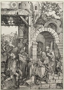 Tilbedelsen av magiene, ca. 1501-1503. av Albrecht Dürer