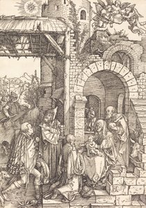 Tilbedelsen av magiene, ca. 15011503. av Albrecht Dürer