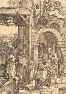 Tilbedelsen av magiene, ca. 15011503. av Albrecht Dürer