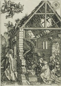 Hyrdenes tilbedelse, fra Jomfruens liv av Albrecht Dürer
