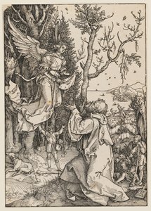 Engelen viser seg for Joakim av Albrecht Dürer