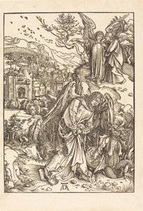 Engelen med nøkkelen til den bunnløse gropen av Albrecht Dürer