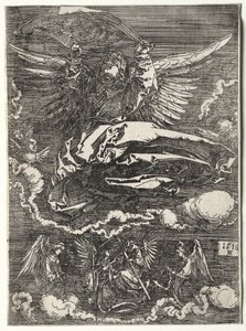 Engelen med Sudarium av Albrecht Dürer