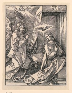 Bebudelsen, fra The Little Passion-serien av Albrecht Dürer