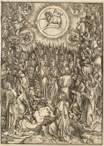 Apokalypsen: Tilbedelsen av Lammet av Albrecht Dürer