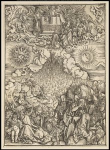 The Apocalypse: The Opening of the Fifth and Sixth Seal, 1497-98 av Albrecht Dürer