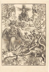 Den apokalyptiske kvinnen av Albrecht Dürer