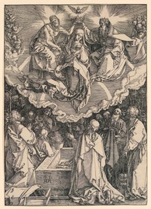 The Assumption of the Virgin, fra serien Life of the Virgin av Albrecht Dürer