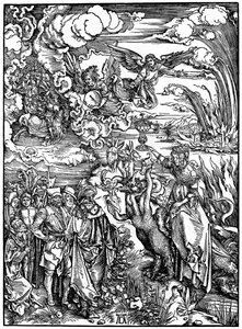 Den babylonske horen, 1498, 1936. av Albrecht Dürer