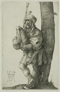 The Bag-Piper av Albrecht Dürer